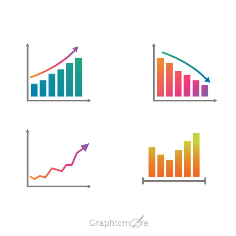 Charts Set Design for Infographic Free Vector File
