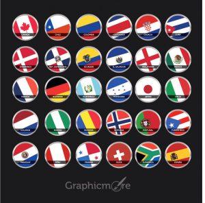 Countries Flag Icons Pack
