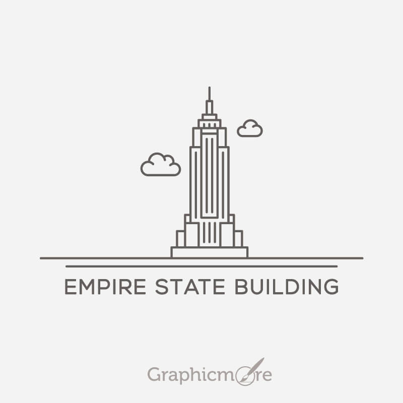Empire State Building Vector File