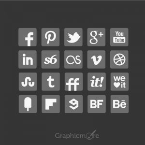 Grey-Social-Media-Icons-Set-Design-Free-Vector-File