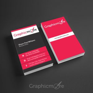 Corporate Vertical Business Card Design