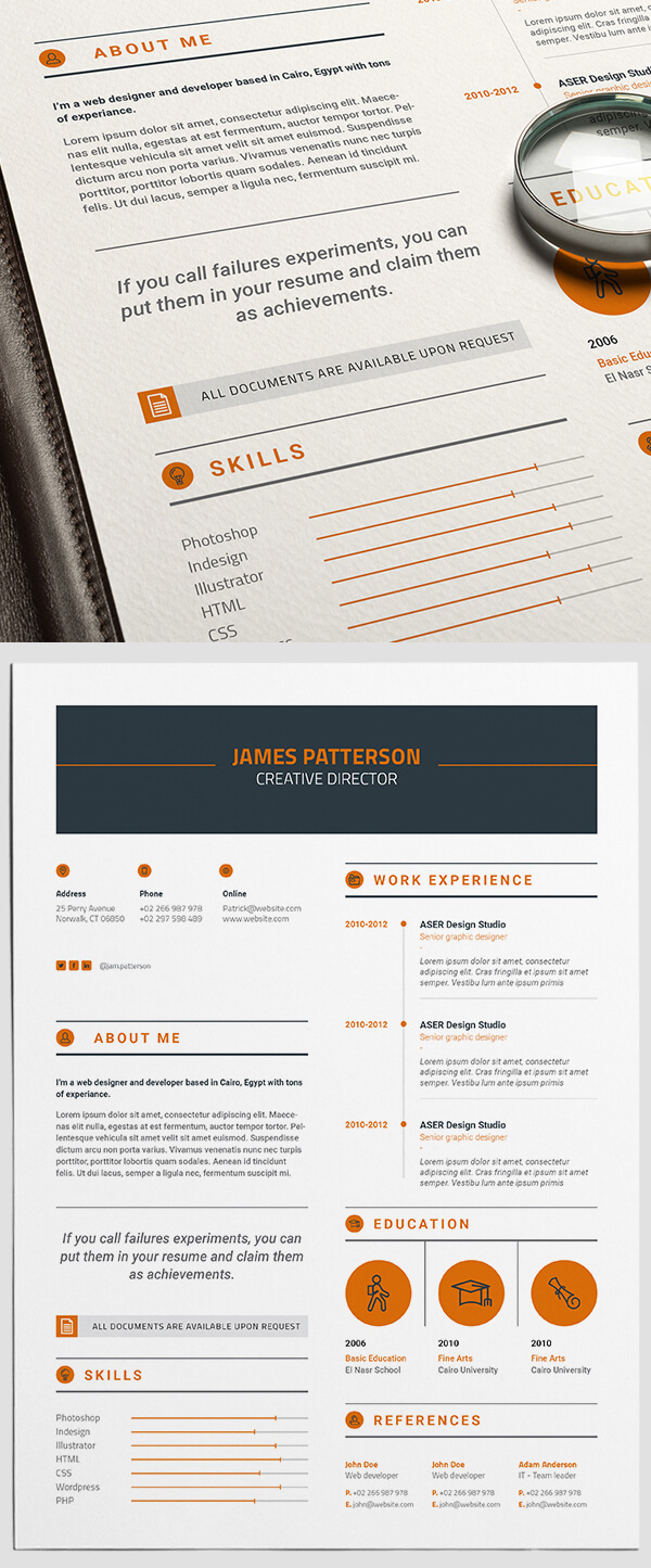 Free Simple and Clean Resume Template